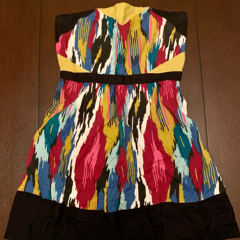 ‼️SOLD‼️URBAN OUTFITTERS Multicolor TubeTop dress